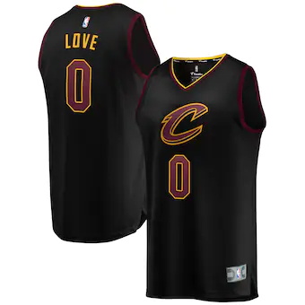 youth fanatics branded kevin love black cleveland cavaliers-404